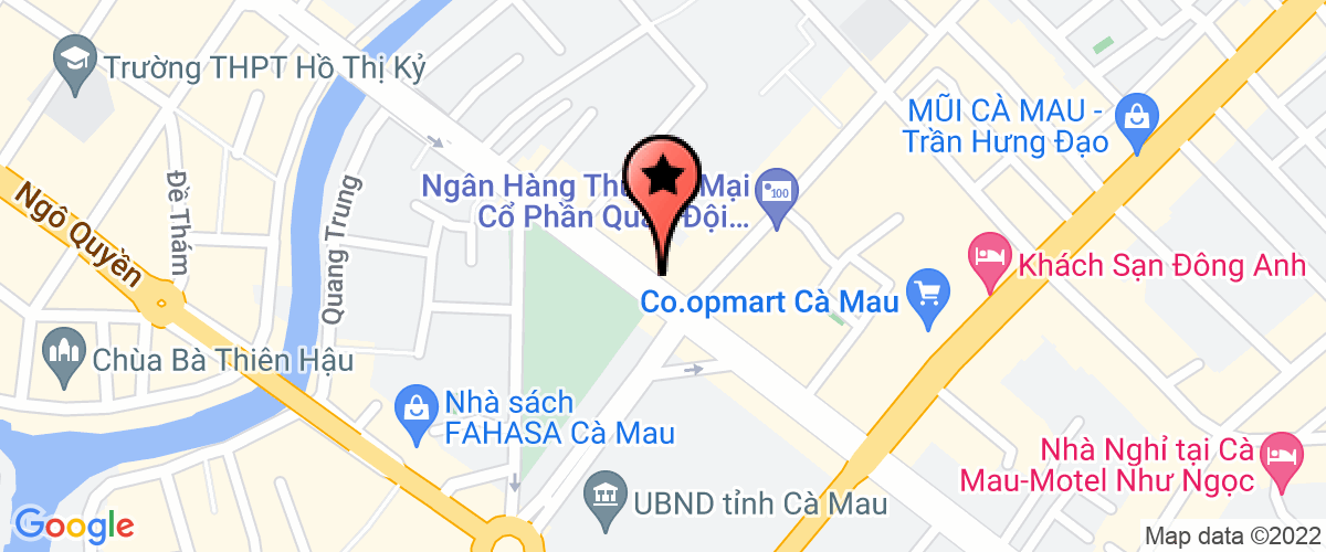 Map go to Nga Phat Ca Mau Company Limited