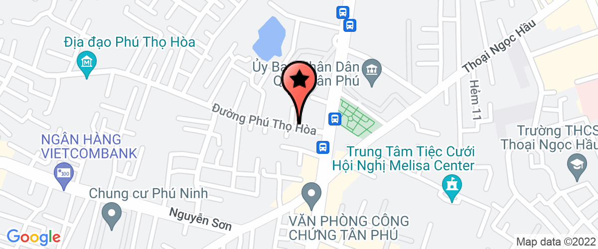 Map go to Hung Nam Production and Trade Company Limited