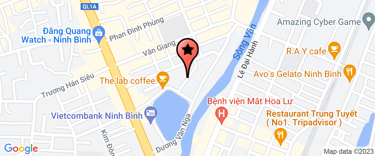 Map go to Bo phan quang cao bao Ninh Binh
