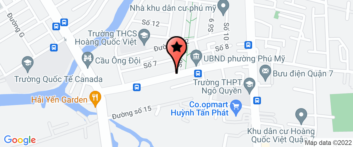 Map go to Tien Nam Real-Estate Joint Stock Company