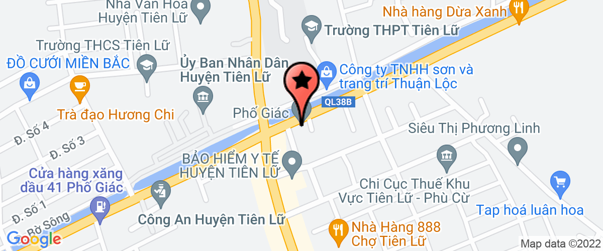 Map go to Huy Hoang Construction Company Limited