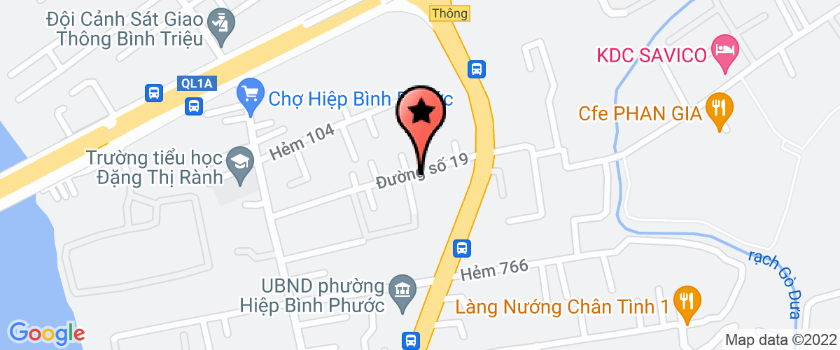 Map go to Hoang Phuc Khang Investment Company Limited