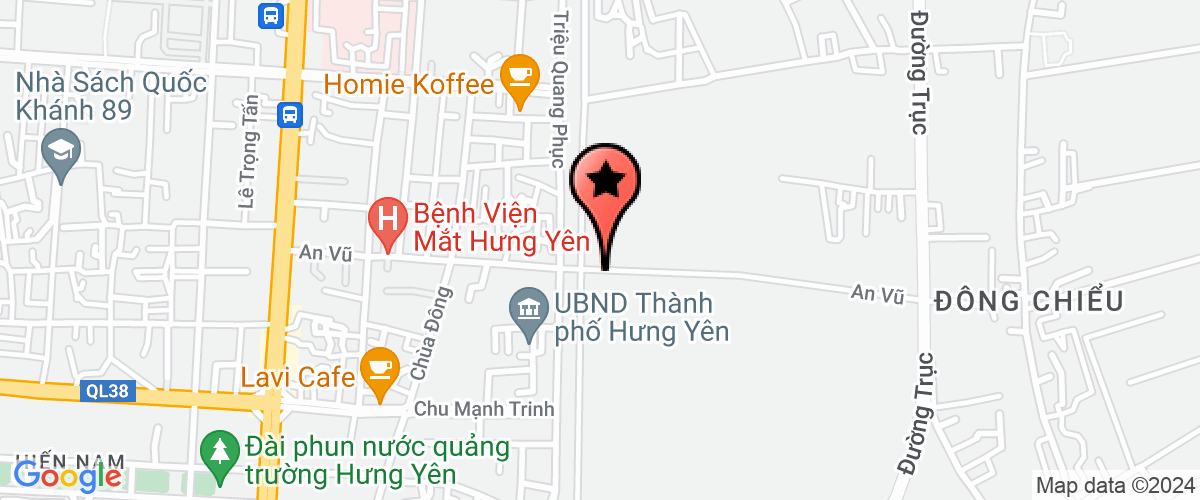 Map go to Vien kiem sat nhan dan Hung Yen City
