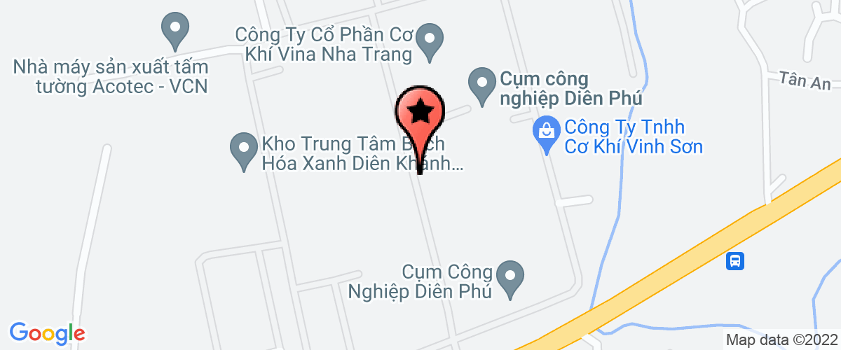 Map go to Nha Trang Architecture Material Joint Stock Company