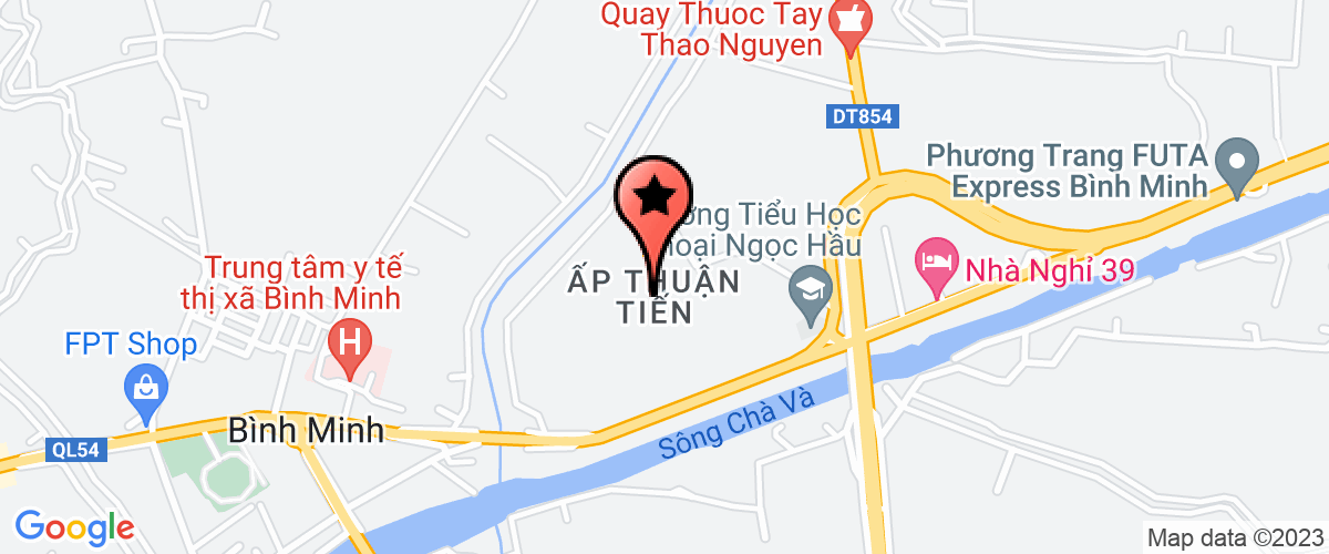 Map go to Minh Thuy Thuan An Private Enterprise