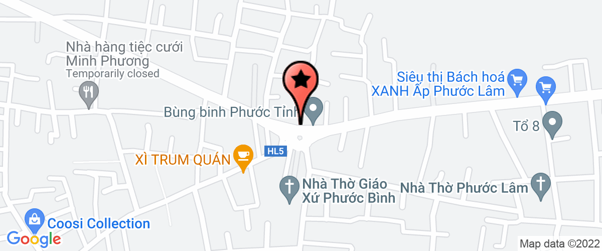 Map go to Tran Phuong Long Trading Construction Company Limited