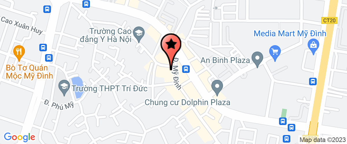 Map go to T&D Ha Noi Investment Joint Stock Company