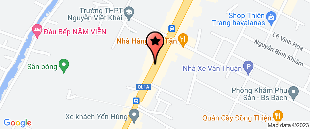 Map go to Mot thanh vien Minh Dang Company Limited