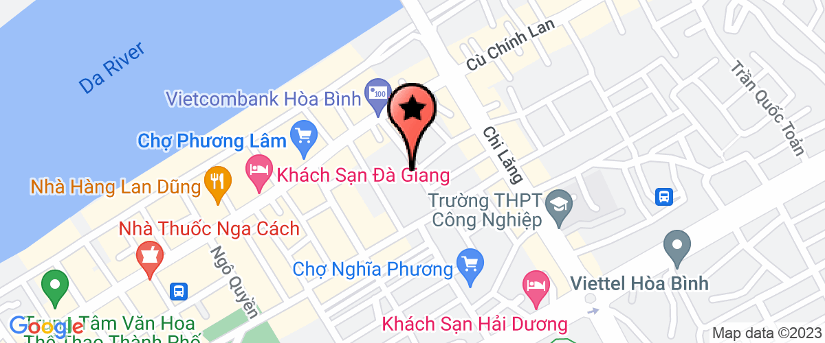Map go to Ban Quan ly du an  Phong Chong HIV/ AIDS Hoa Binh Province Global Fund