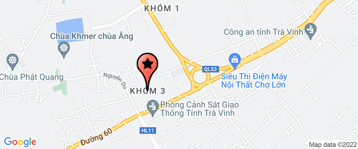 Map go to Giao duc thuong xuyen va Day nghe Chau Thanh Center