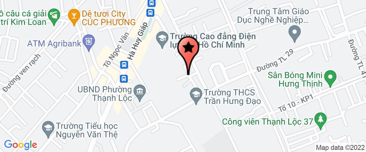 Bản đồ đến Công Ty TNHH Thiết Kế Và Xây Dựng Thanh Toàn Phát
