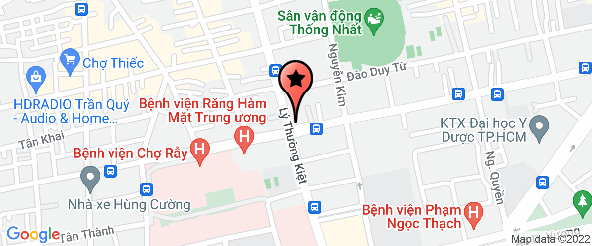 Map go to Truong Dai Hoc Bach Khoa (NTNN)