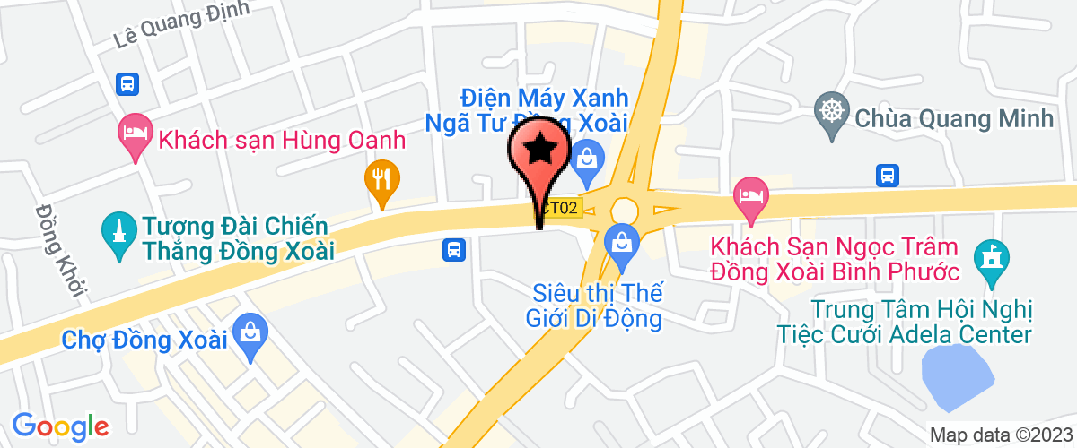 Map go to anh Tuyet Binh Phuoc Company Limited