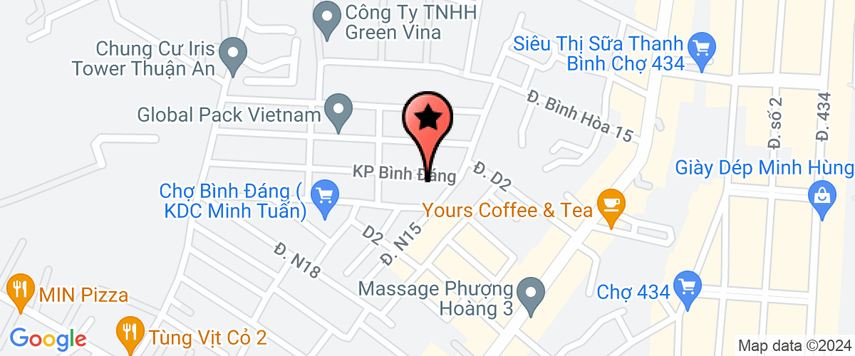Map go to Tue Dinh Printing Company Limited