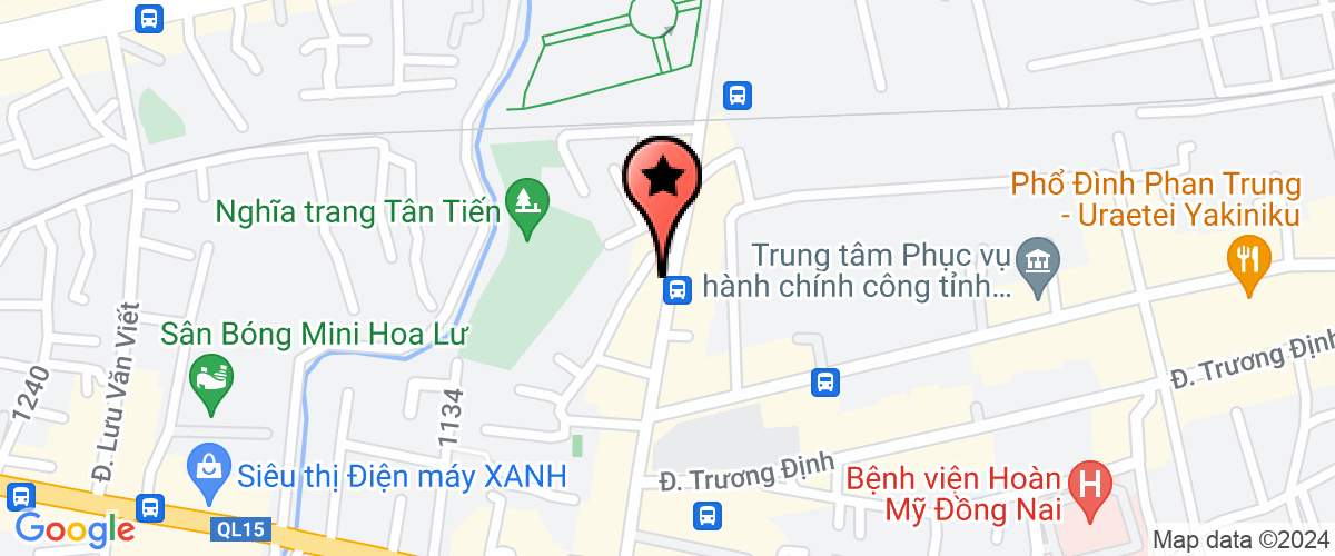 Map go to Xanh Viet My Agricutural Joint Stock Company