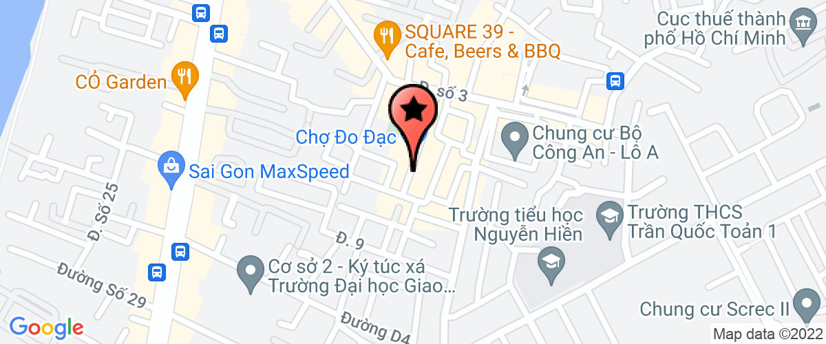Map go to Bao Xuan Truong South Pharma Medicine Joint Stock Company