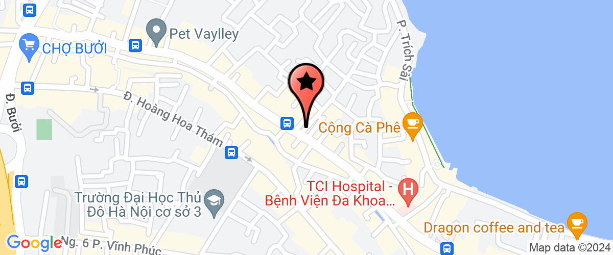 Map go to Tam Viet Thu Do Minerals Investment Joint Stock Company