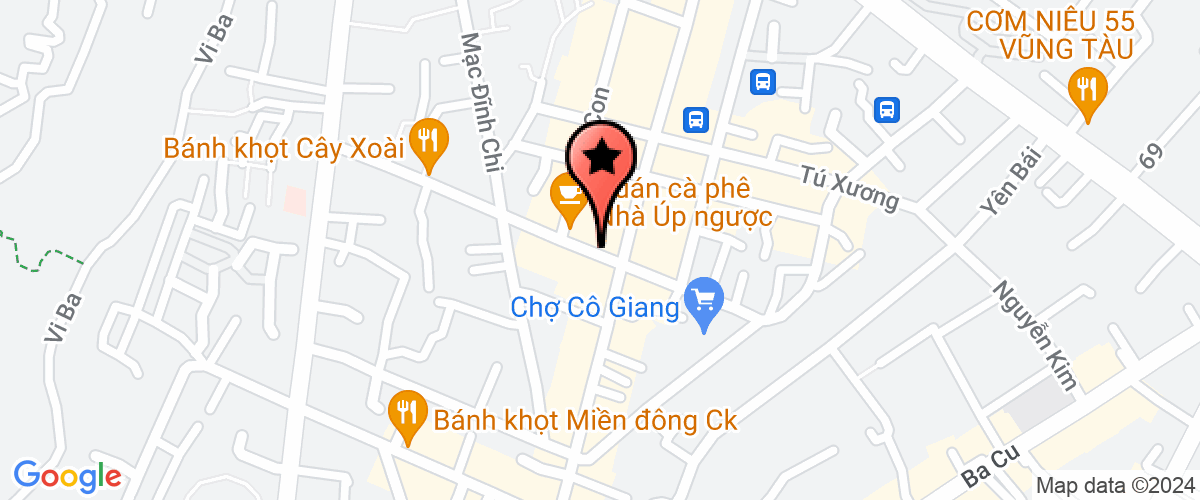 Bản đồ đến Công Ty TNHH Nguyên Giang