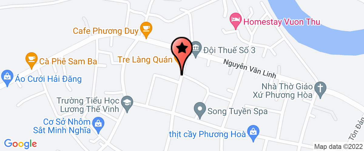 Map go to Nguyen Du Secondary School