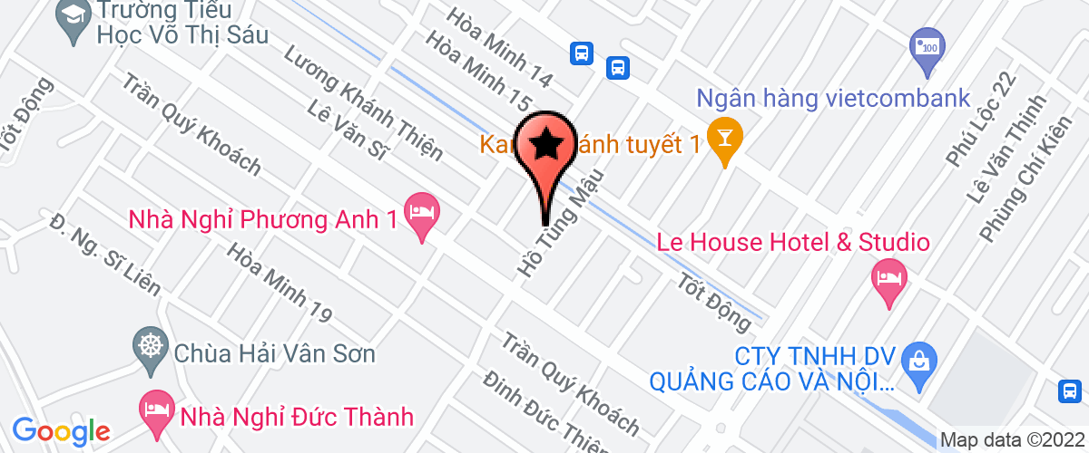 Map go to Bao Khang Investment Company Limited