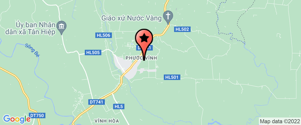 Map go to Truong Pho thong Trung Hoc Phuoc vinh