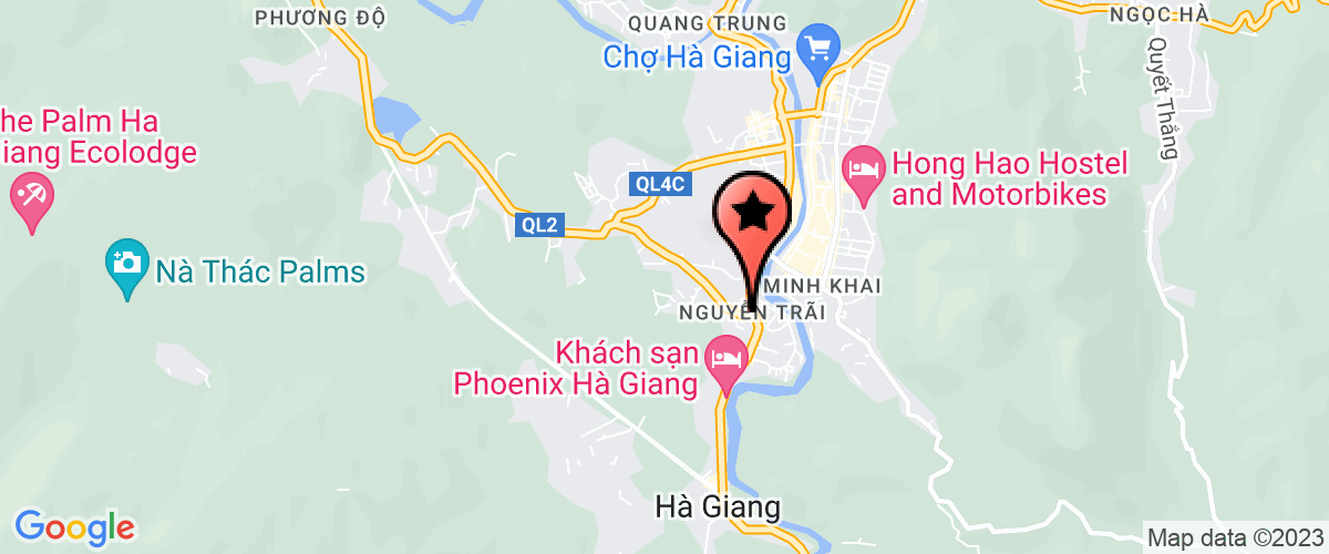Map go to cham soc suc khoe sinh san Ha Giang Province Center