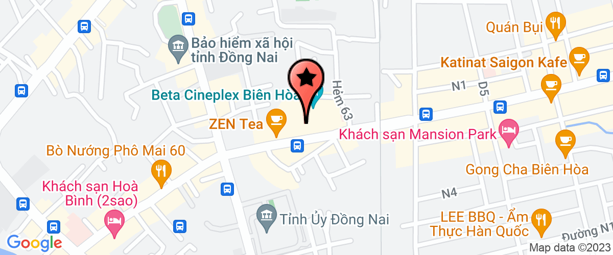 Map go to Dt  Tpt Bien Hoa Service Trading Company Limited