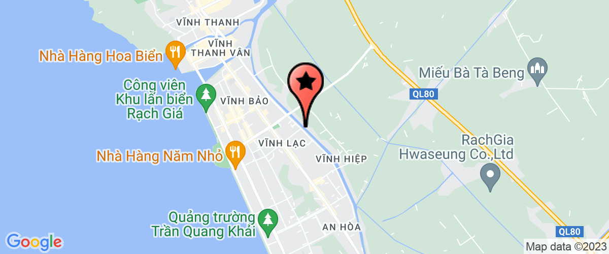 Map go to Viet Anh Kien Giang Construction Consultant Company Limited