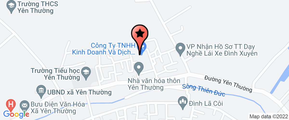 Map go to Hoang Anh Export Import Investment Production Company Limited