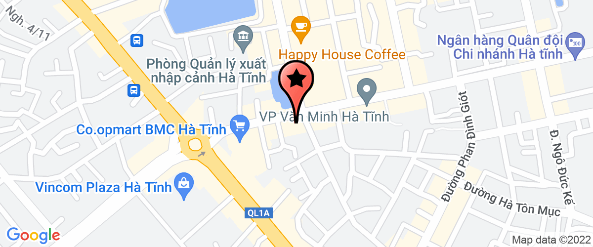 Map go to Thanh Trung Medical Equipment Medicine Joint Stock Company