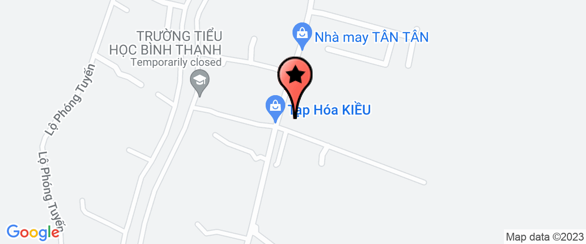 Map go to Thien Tam Agricultural Trading Company Limited