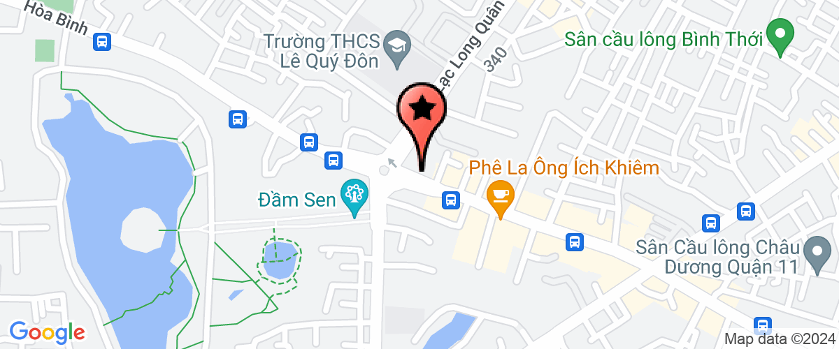 Map go to Toa an Nhan Dan Quan 11