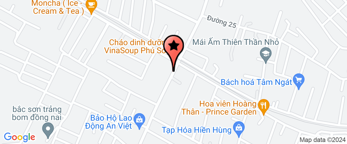 Bản đồ đến Công Ty TNHH Quan Hong