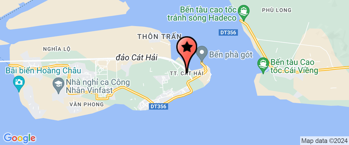 Map go to Xanh Vung Tau Land Real-Estate Company Limited