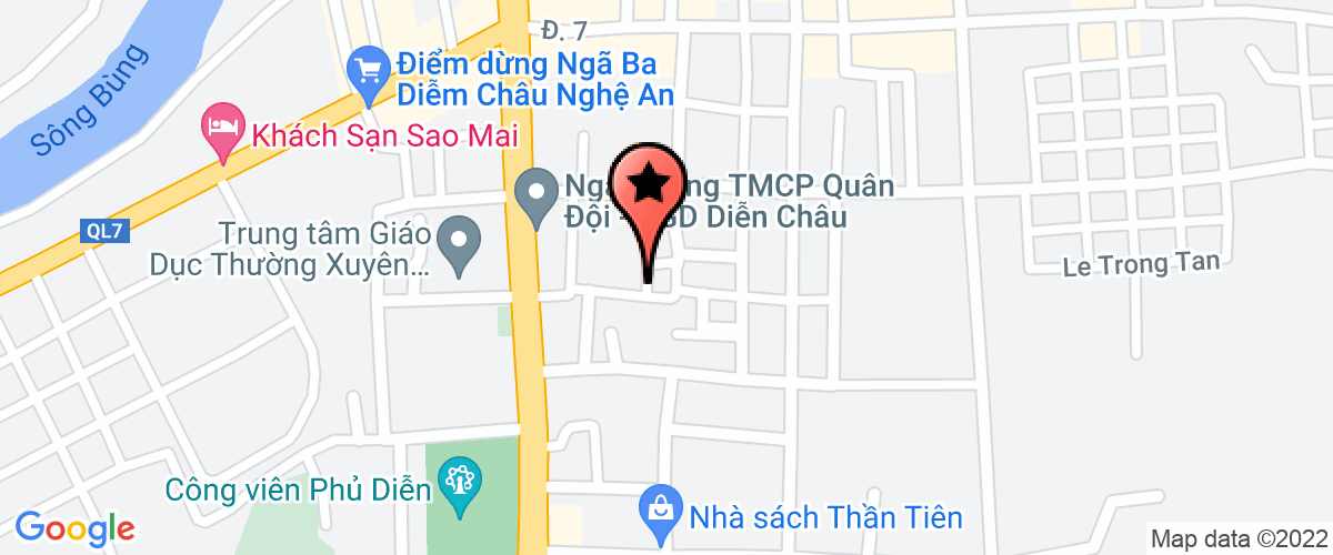 Map go to Bien Cot Company Limited