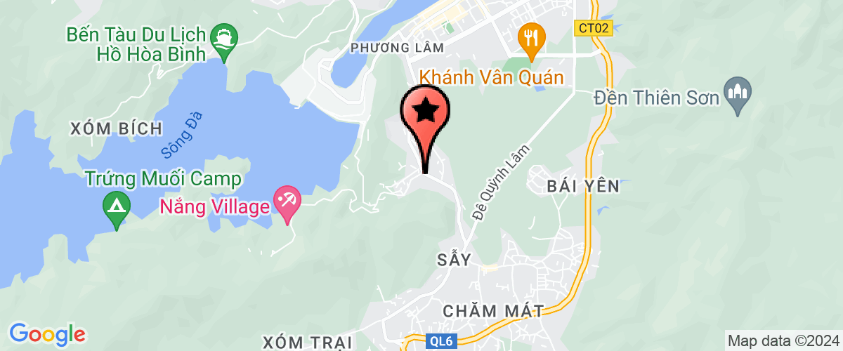 Map go to Medlatec Hoa Binh Company Limited