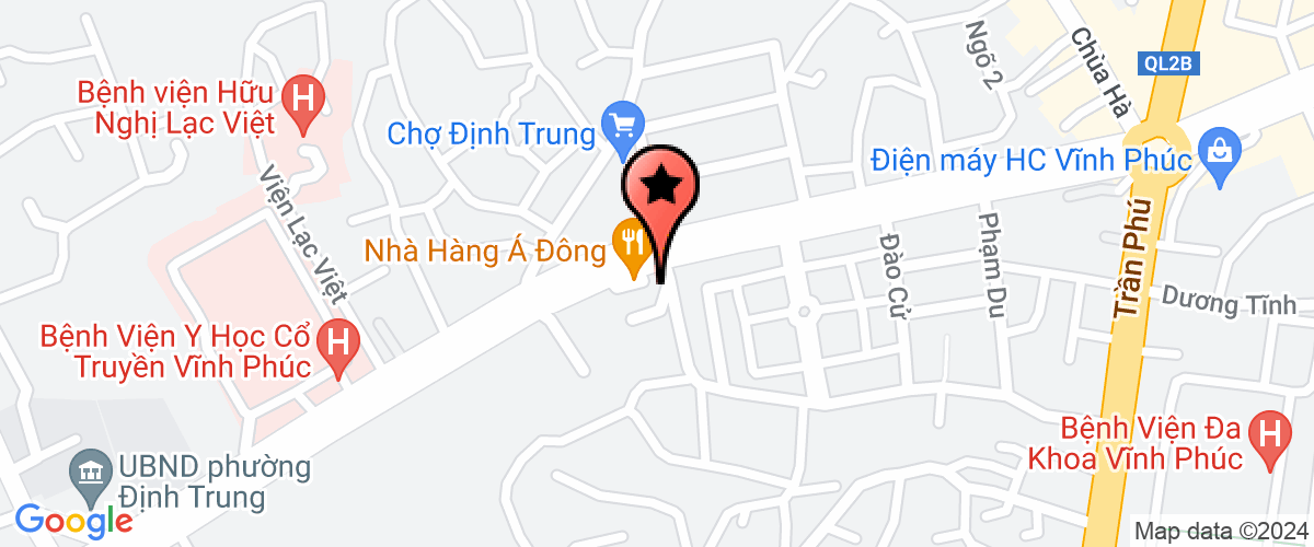 Map go to Manh Thang Trading And Construction Company Limited