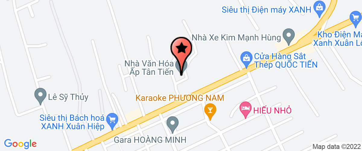 Map go to Ngoc Thong Thao Company Limited