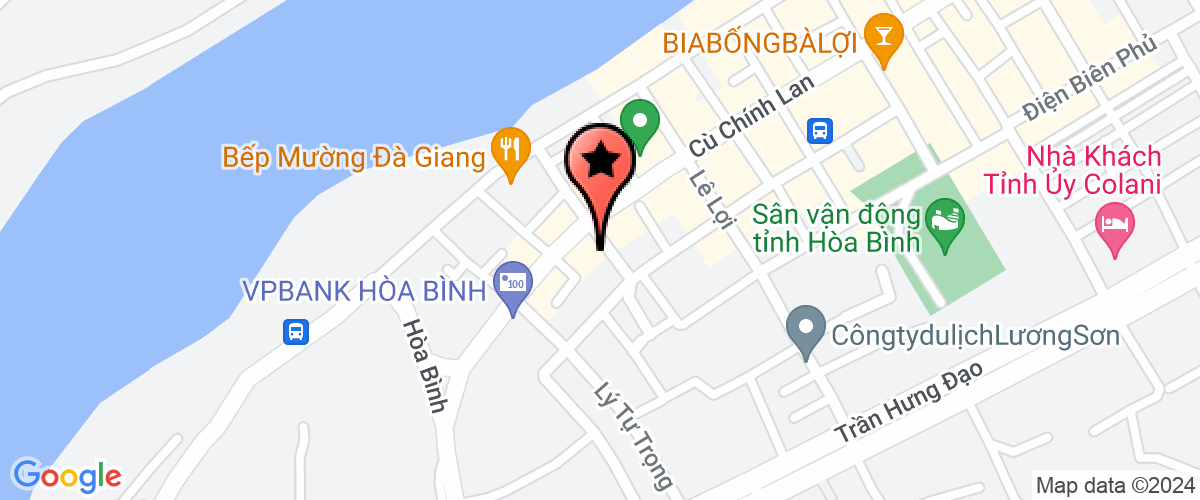 Map go to Chi Cuc Thong Ke Thanh Pho Hoa Binh