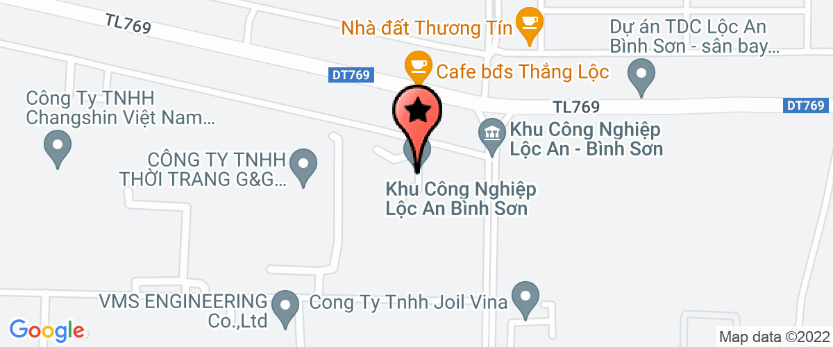 Map go to ELITE Long Thanh Company Limited