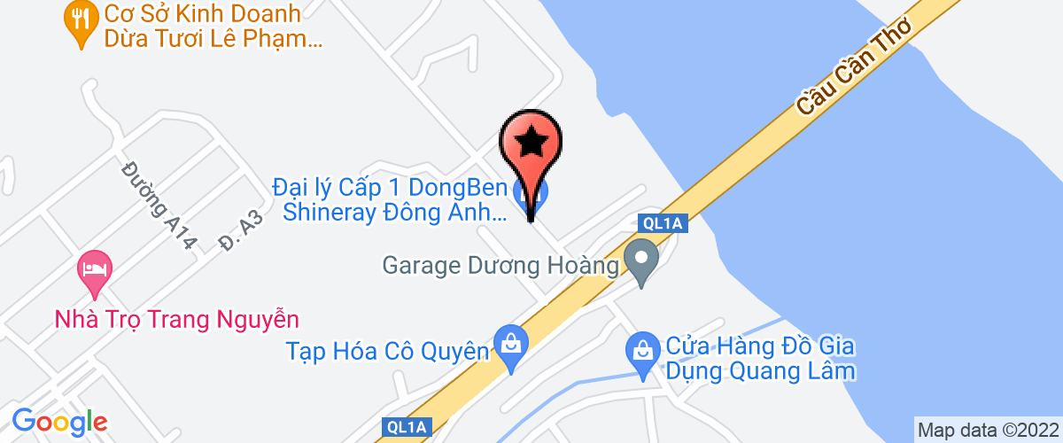 Map go to Quoc Viet Cv Can Tho Trading Joint Stock Company