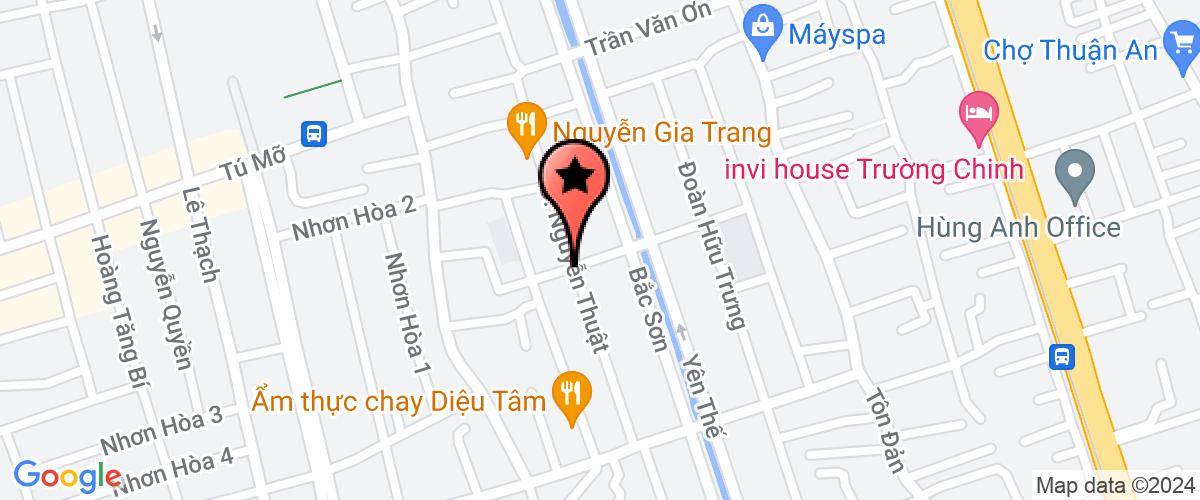 Map go to Duyen Hung Vuong Company Limited