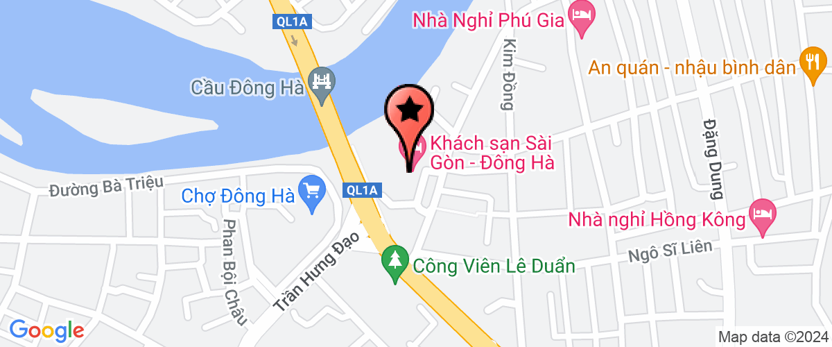 Map go to Vics Quang Tri Construction Investment Joint Stock Company