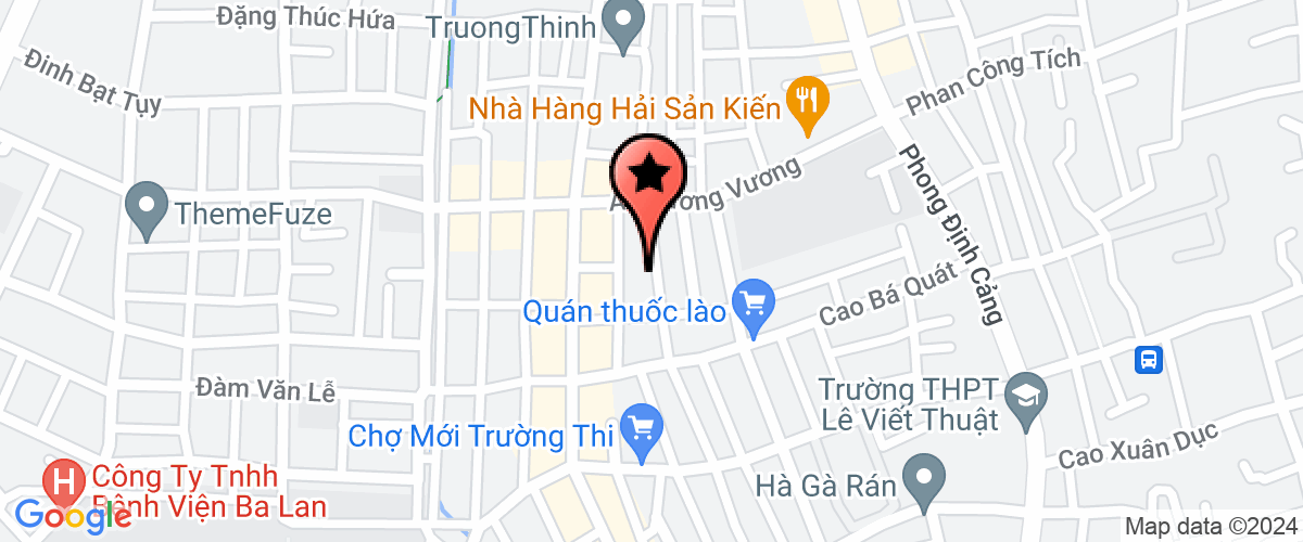 Map go to Sxtmdv Trang Diep Company Limited