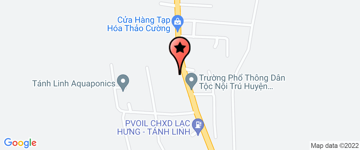 Map go to Tan Thanh Secondary School