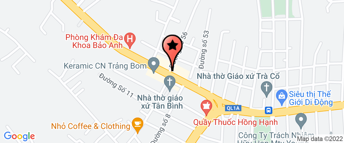 Map go to Tai Anh Phat Company Limited