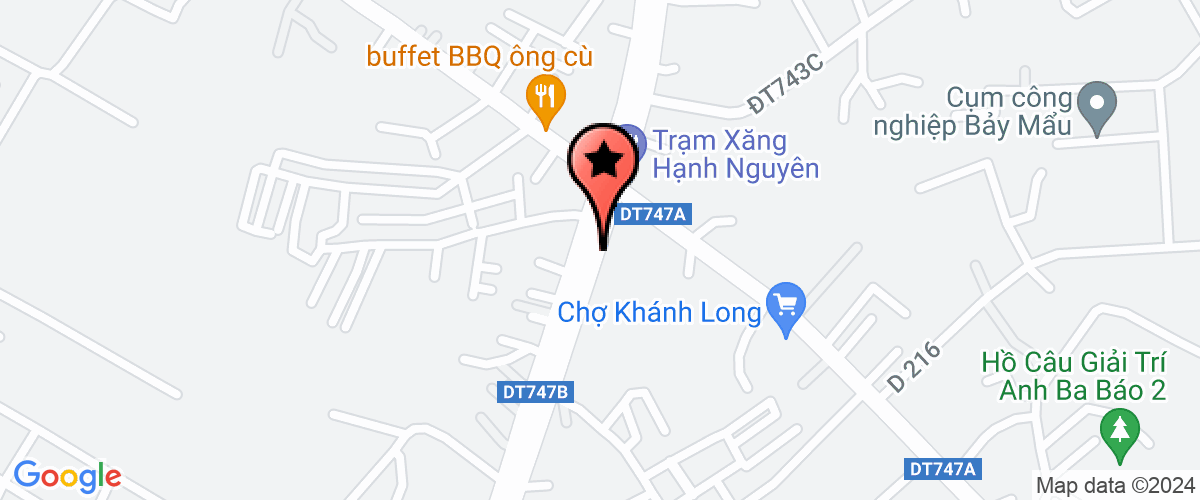 Map go to Thien Hoang Sa Travel Trading Company Limited