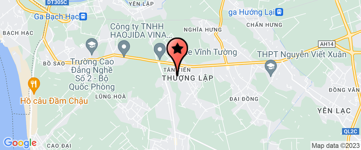 Map go to cong nghiep HM Viet Han Company Limited