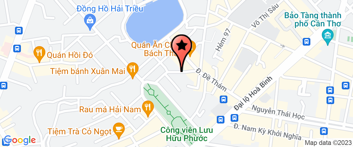 Map go to Tham dinh GiA Mien Tay Company Limited