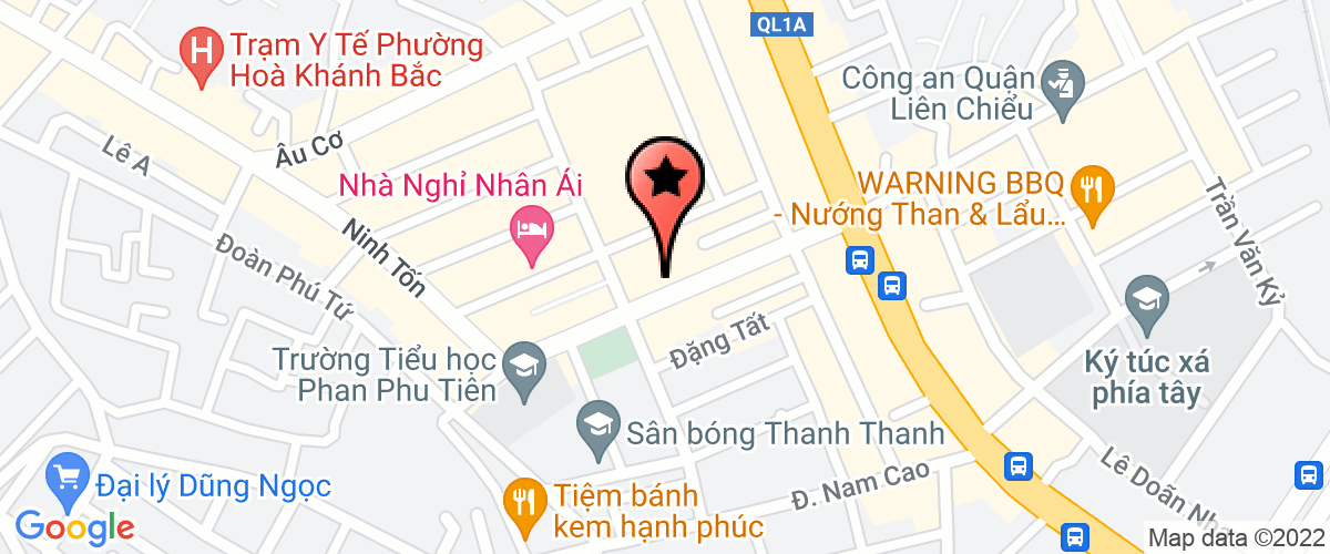 Map go to Diep ai Van Trading Construction Company Limited